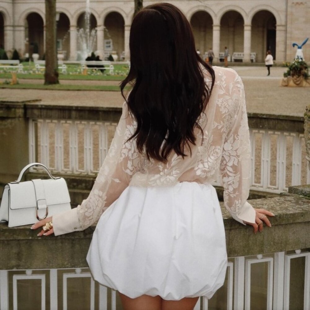 ZARA BALLOON MINI SKIRT